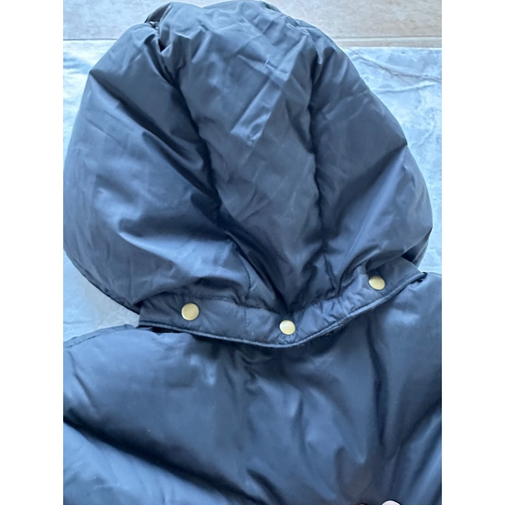 Lands' End Black Nylon Goose Down Filled Coat Women's size XS - Picture 10 of 13